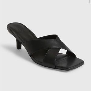 Gap Cross Strap Kitten Heel Mule